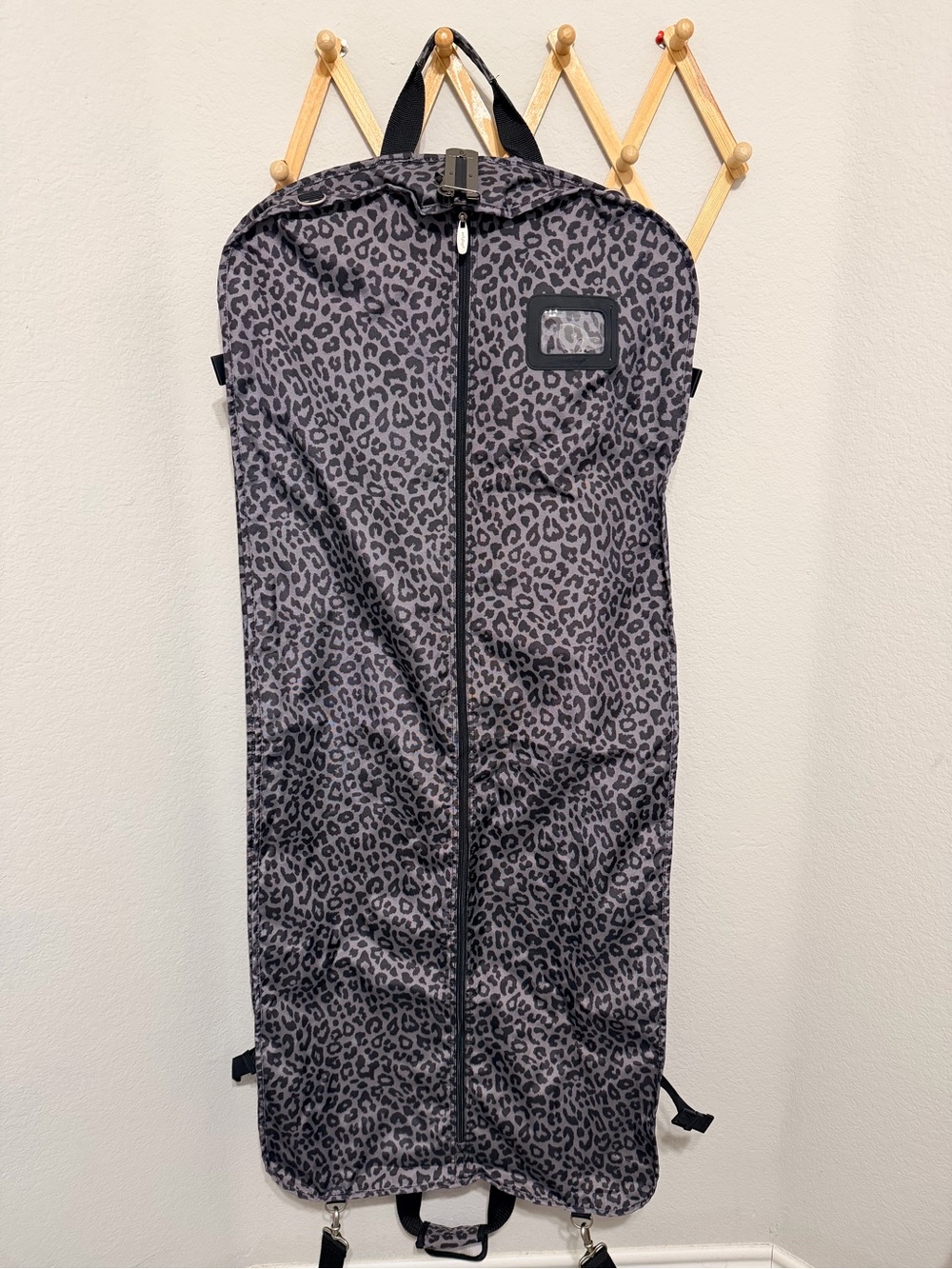 Wally Bags Leopard Deluxe CarryOn Travel Garment Bag